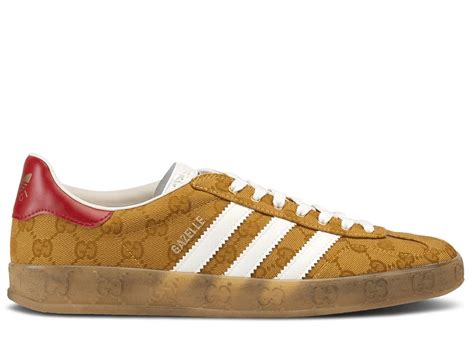 adidas gazelle gucci original gg beige brown|Adidas x Gucci jewelry.